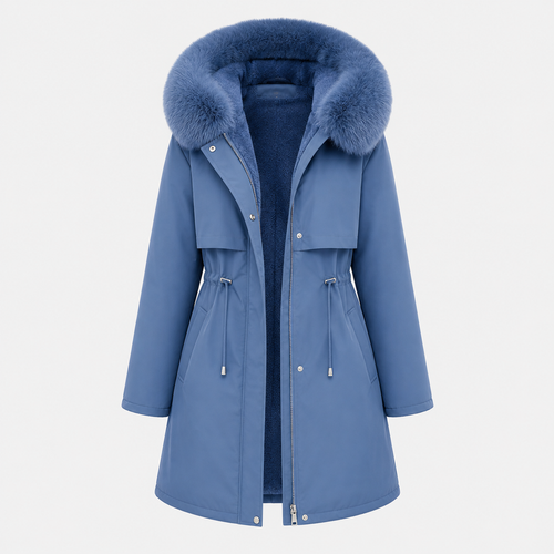 Camille Moreau | Luxe Fur-Trimmed Winter Parka