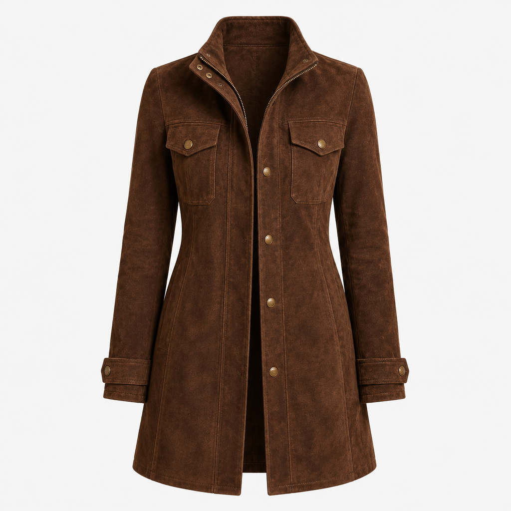 Isabelle Fournier | Luxe Suede Field Coat