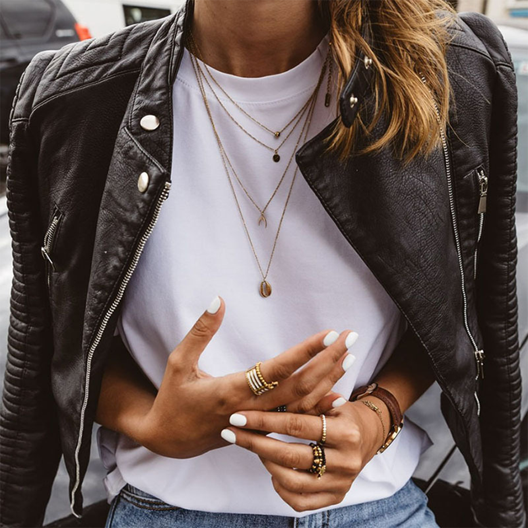 Valentina Romano | Luxe Quilted Leather Biker Jacket