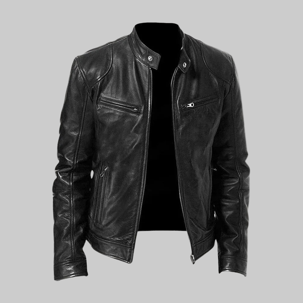 Matteo Bellini | Luxe Leather Biker Jacket