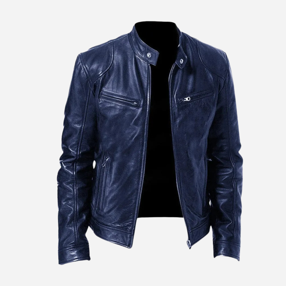 Matteo Bellini | Luxe Leather Biker Jacket