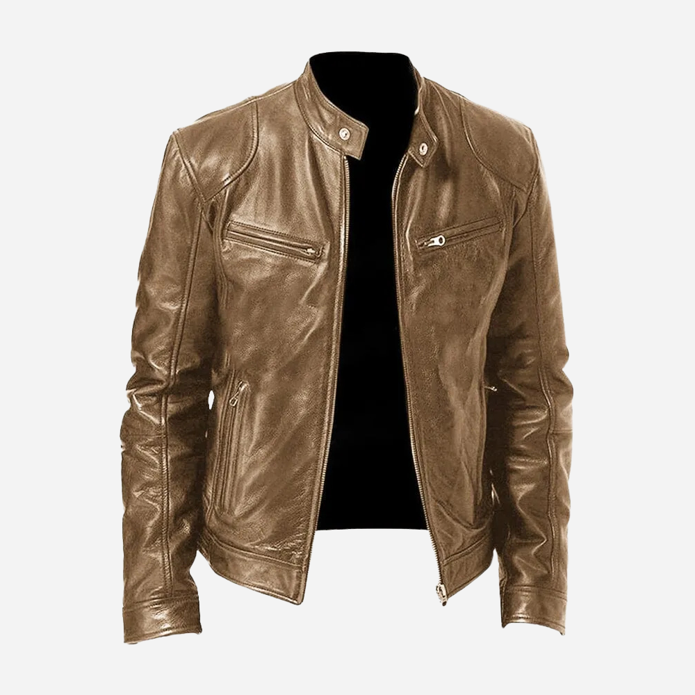 Matteo Bellini | Luxe Leather Biker Jacket