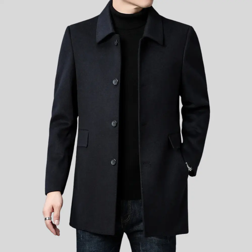 Hugo Beaumont | Luxe Tailored Wool Coat