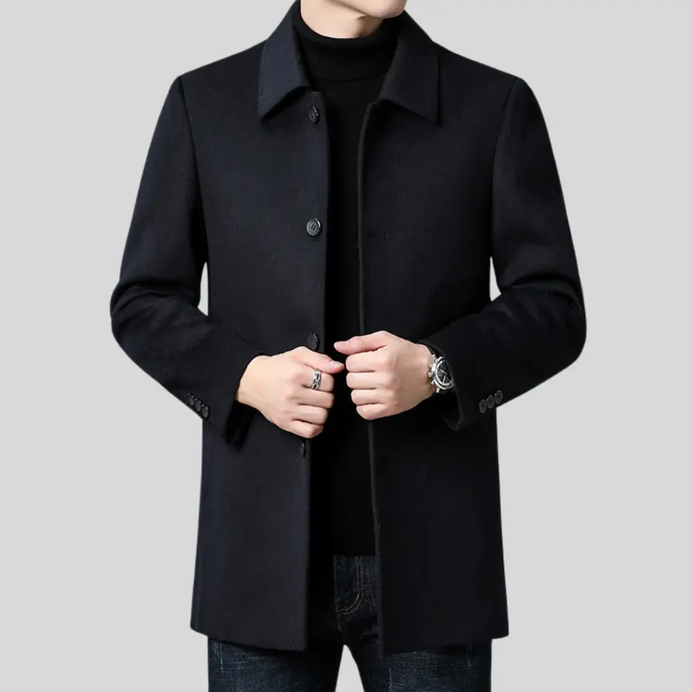 Hugo Beaumont | Luxe Tailored Wool Coat