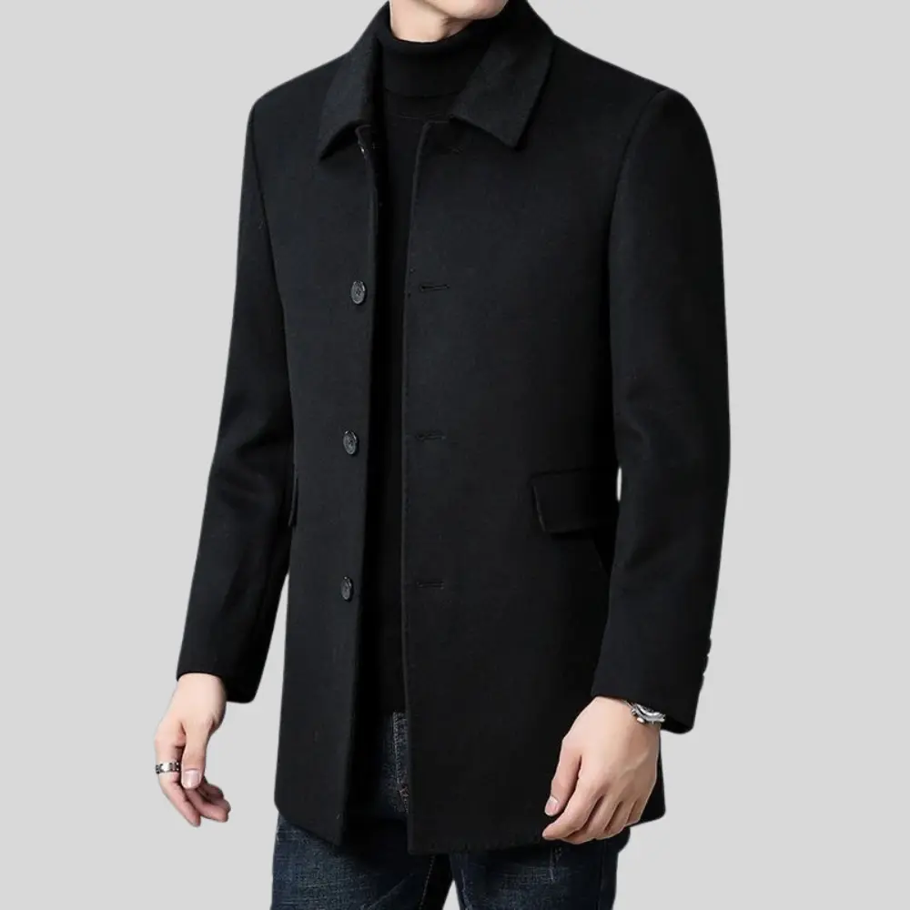 Hugo Beaumont | Luxe Tailored Wool Coat