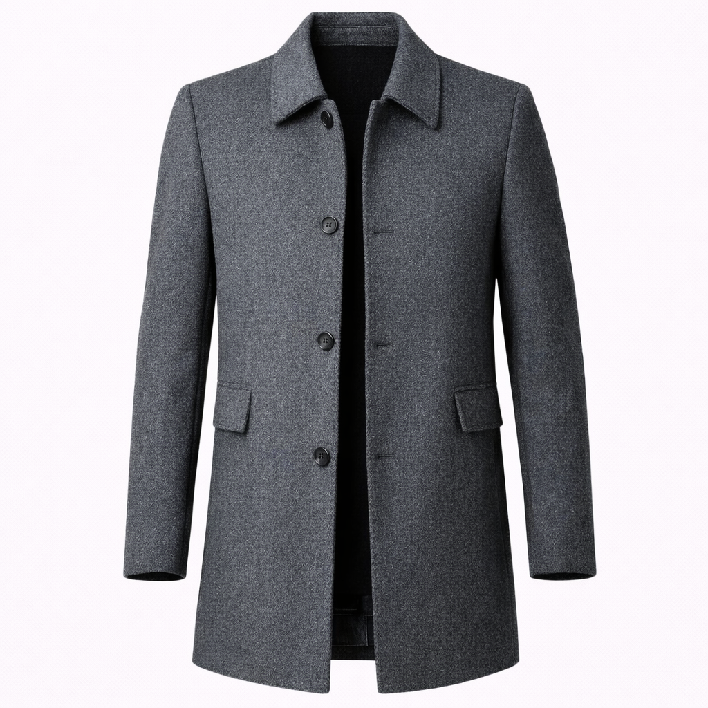 Hugo Beaumont | Luxe Tailored Wool Coat