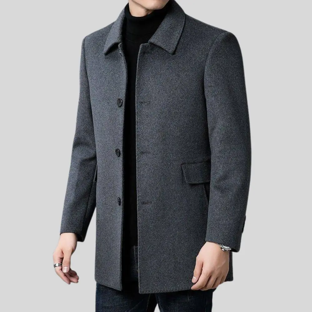 Hugo Beaumont | Luxe Tailored Wool Coat