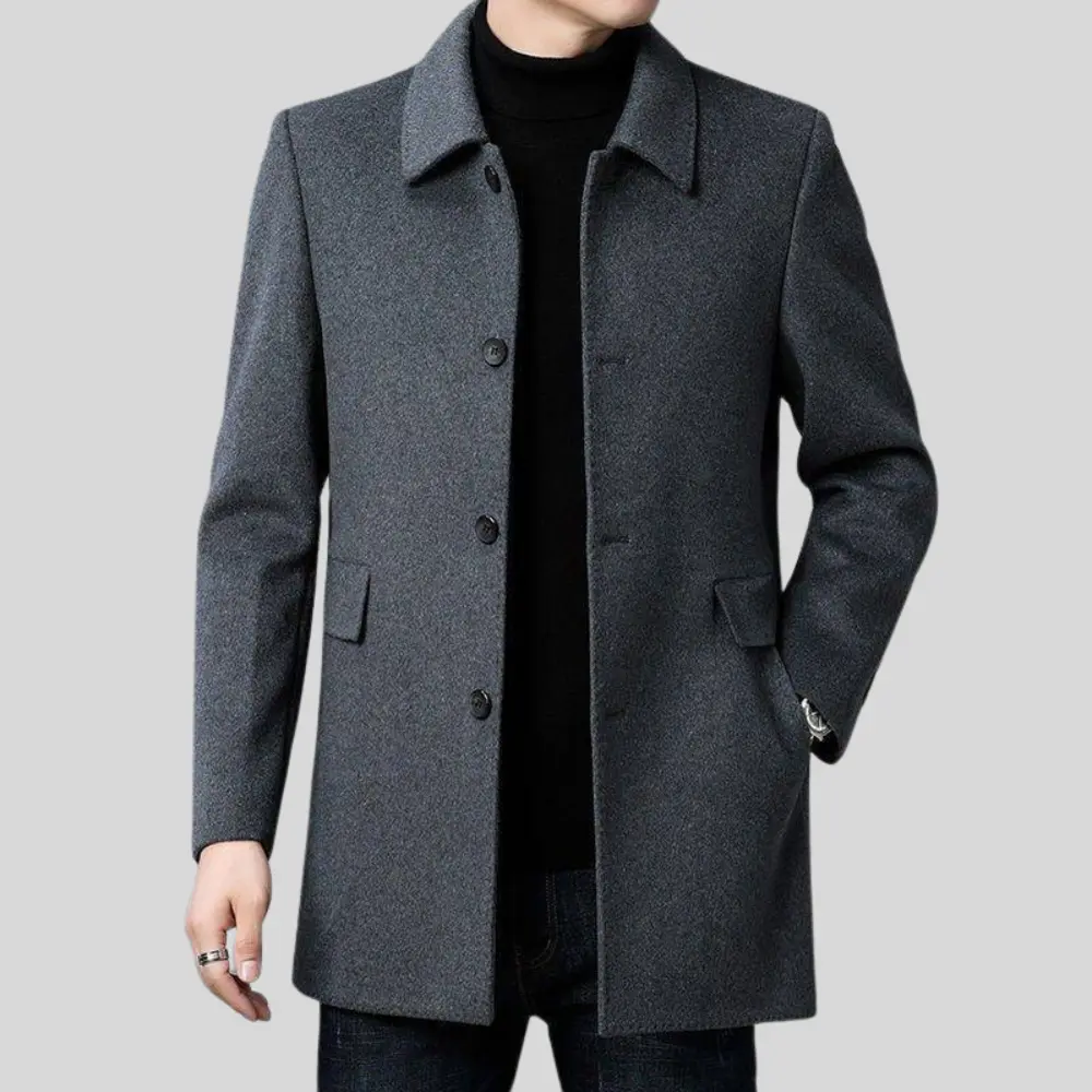 Hugo Beaumont | Luxe Tailored Wool Coat