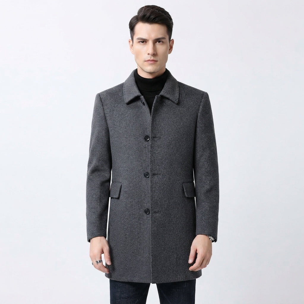 Hugo Beaumont | Luxe Tailored Wool Coat