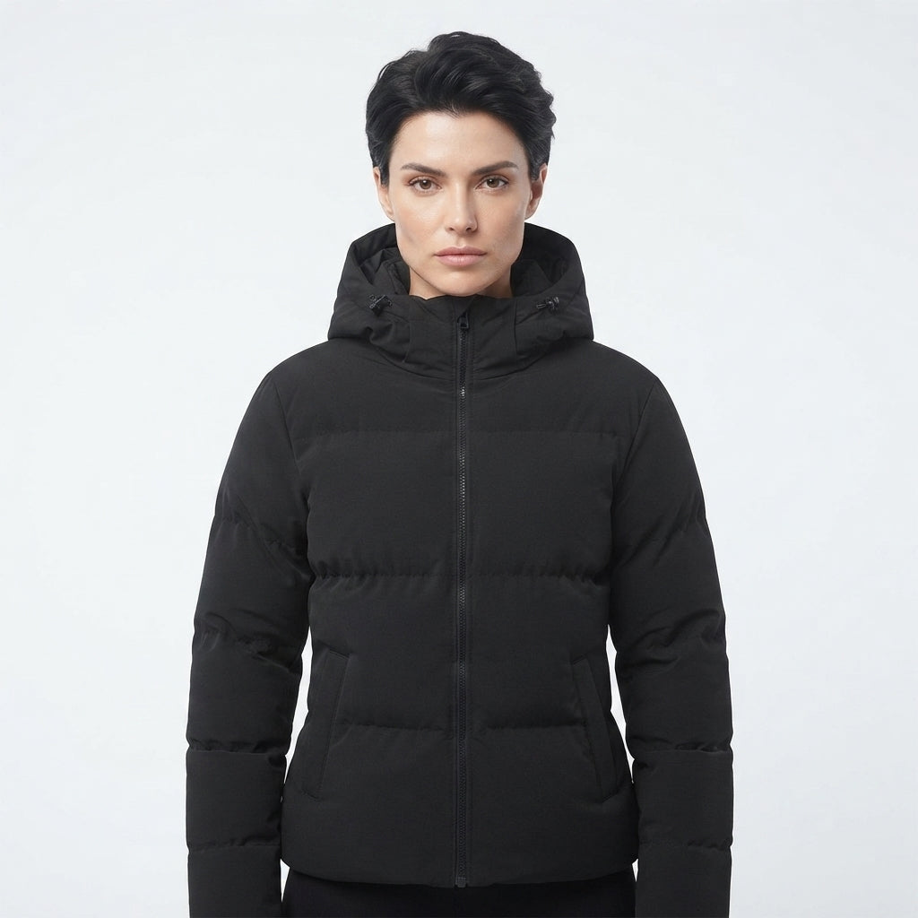Sophie Delacroix | Luxe Hooded Puffer Jacket