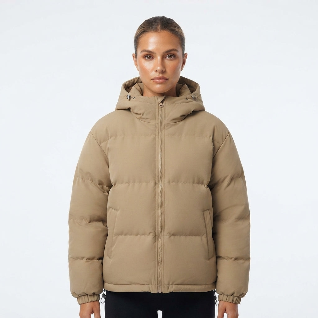 Sophie Delacroix | Luxe Hooded Puffer Jacket