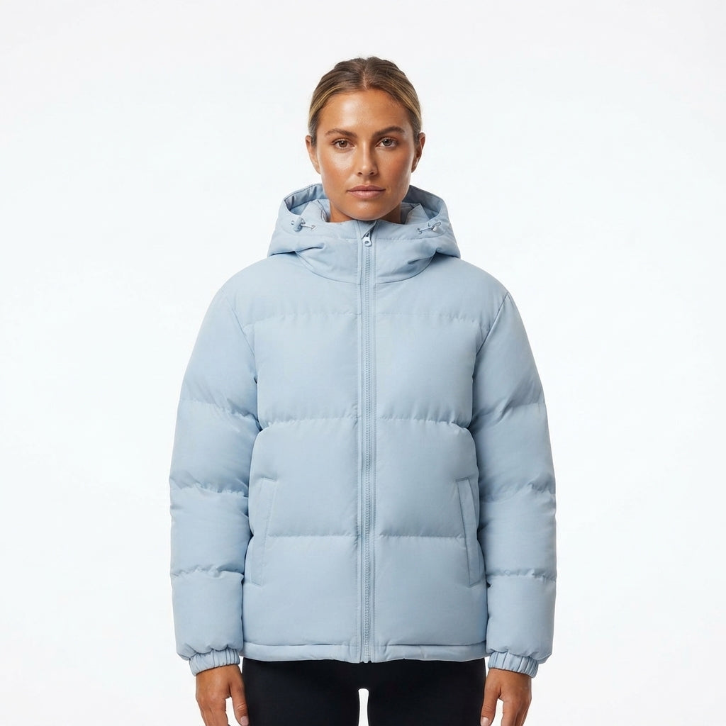 Sophie Delacroix | Luxe Hooded Puffer Jacket