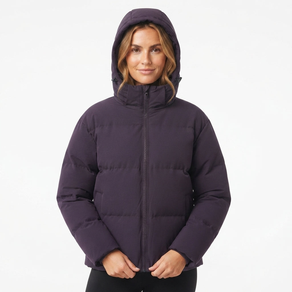 Sophie Delacroix | Luxe Hooded Puffer Jacket